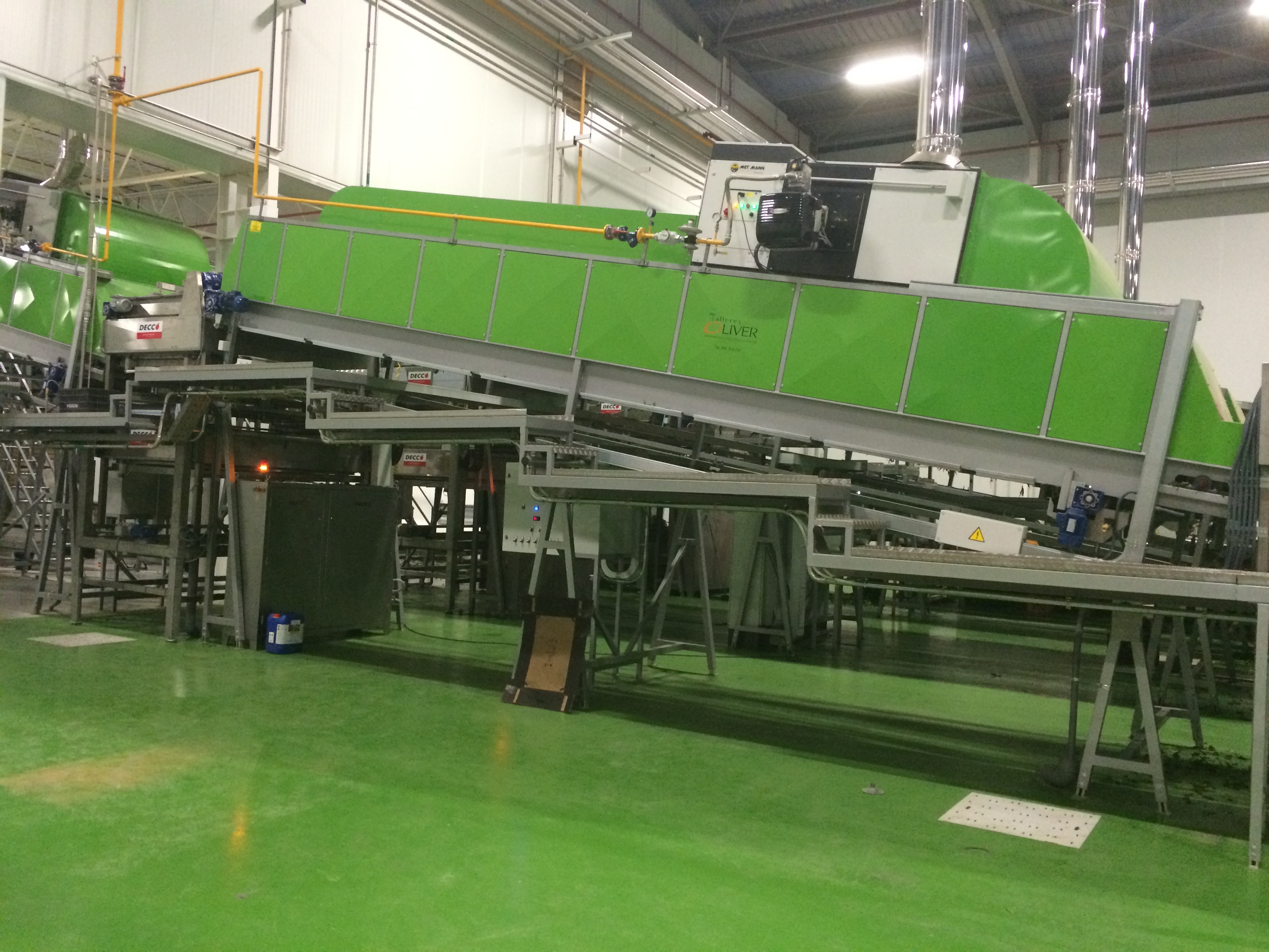 Tunel de secado lineal Talleres Oliver